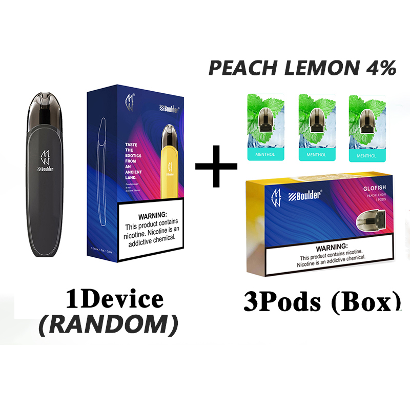 【24H Ship】 Boulderr Device With 1 Free Pod Cig Smoke Watermelon