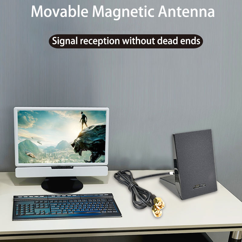 Original WiFi Router Antenna Dual Band Amplifier Rotatable Magnetic ...