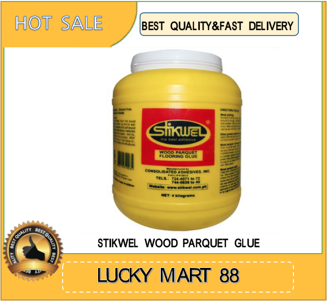 STIKWEL WOOD FLOOR GLUE PARQUET 4L 1 GALLON Lazada PH