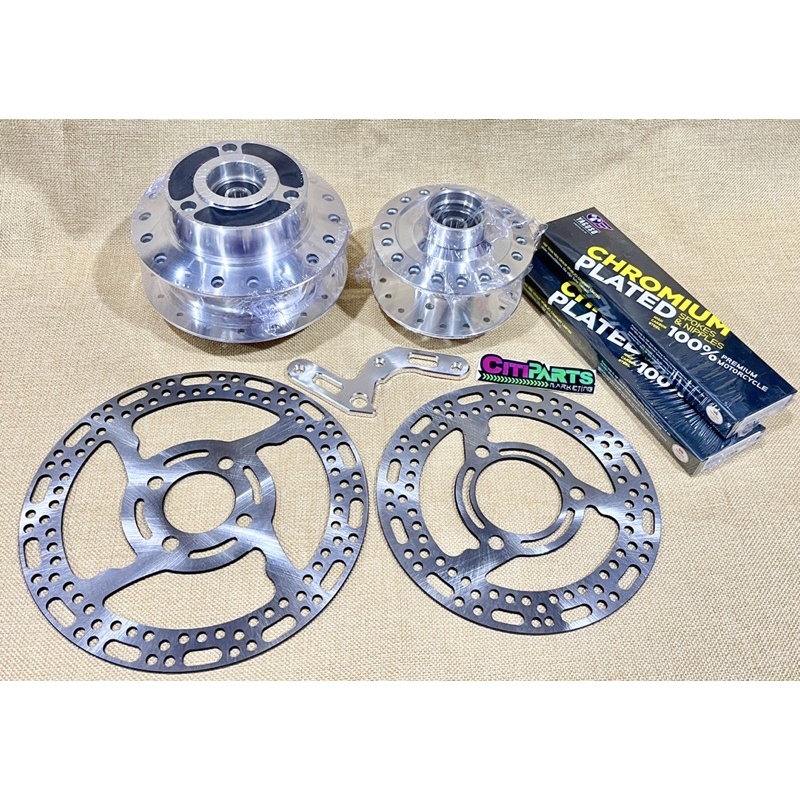HUB SET RAIDER 150 carb Fi (w Bearings & spacer) LIGHTEN DISC FR CKET