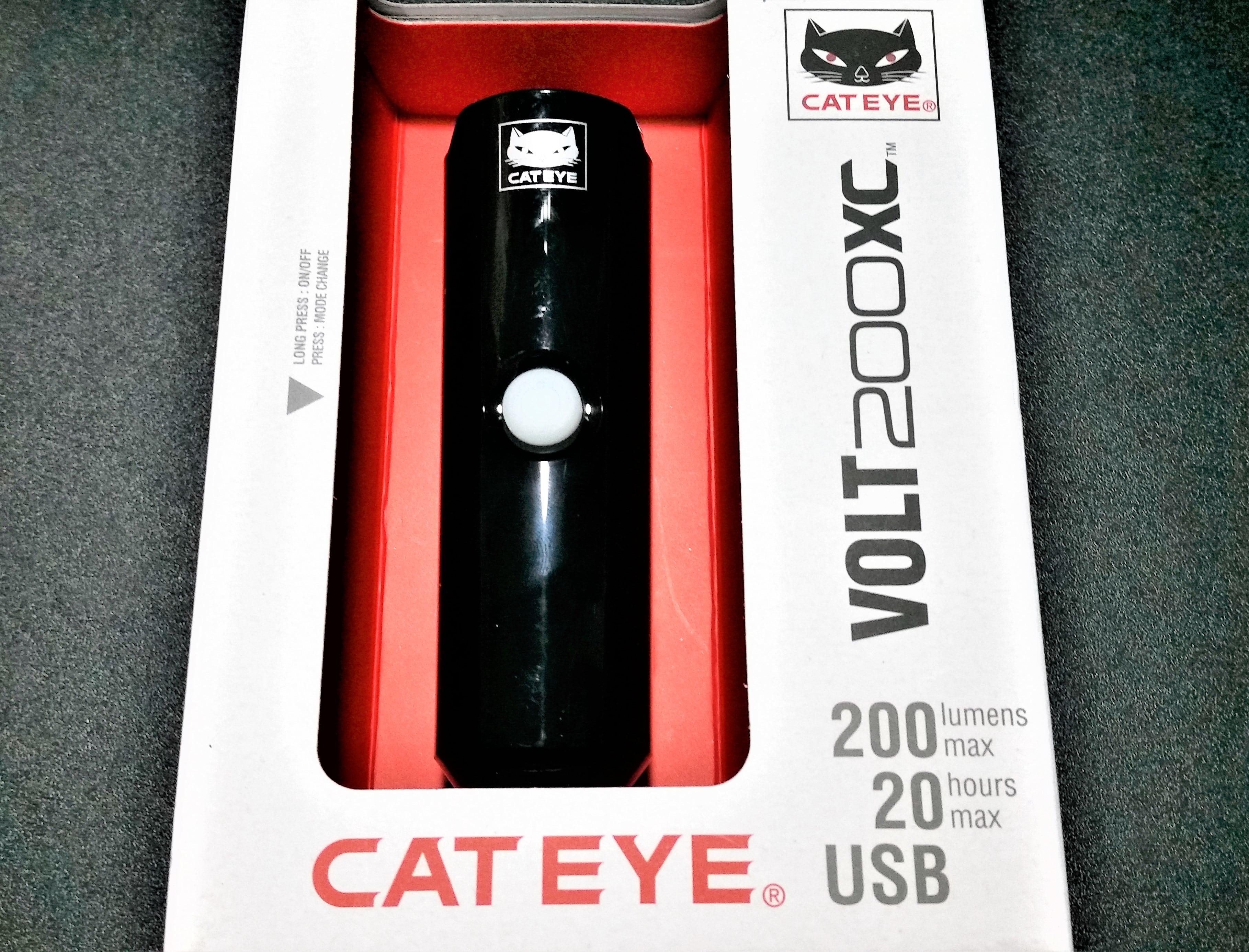 cateye volt 200 xc front bike light