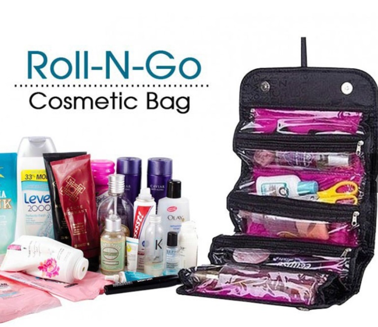 roll makeup bag