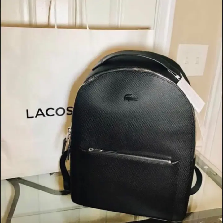 Lacoste Chantaco Leather Backpack 