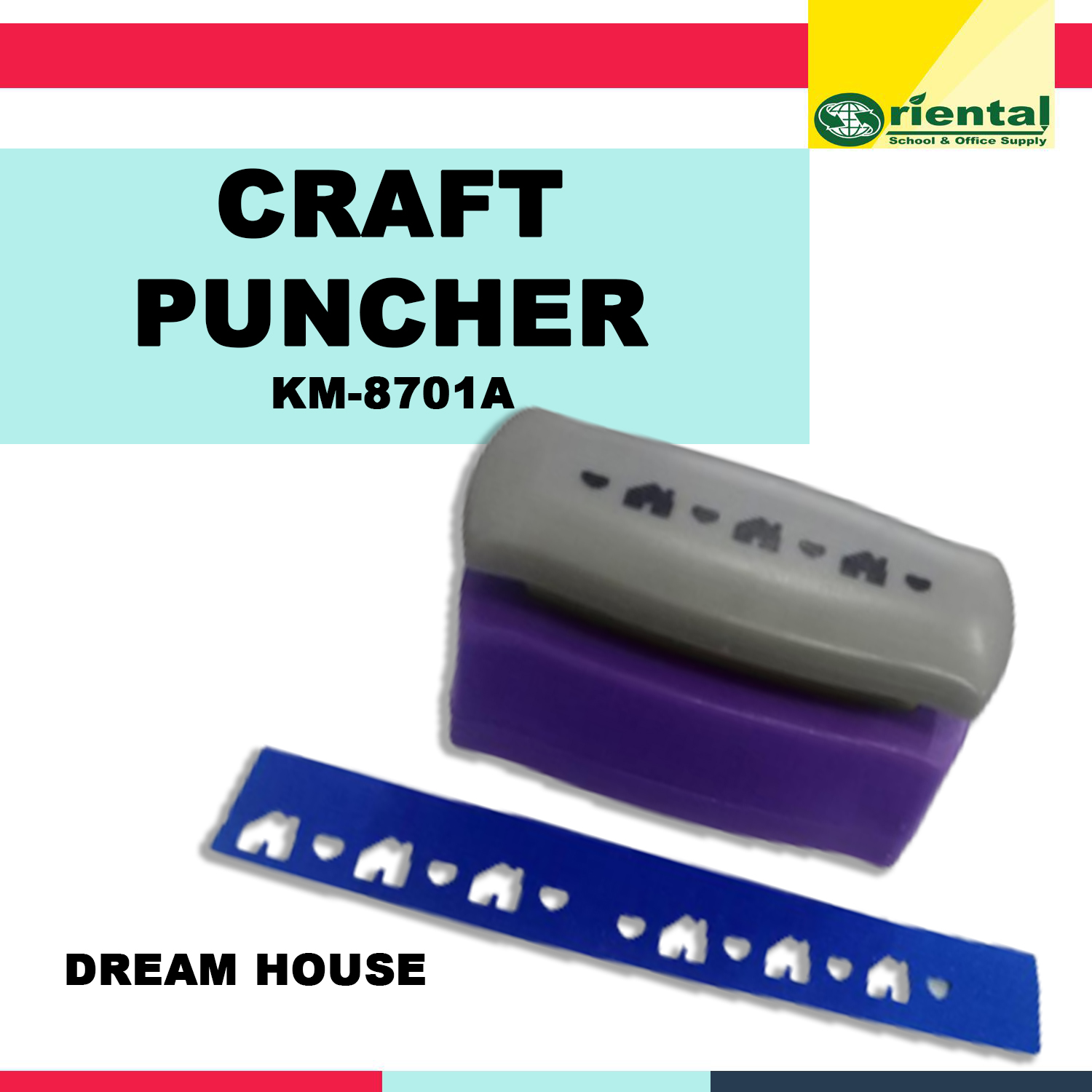 KM8701A Kamei Side Border Puncher Arts & Crafts 1.5 inch Border