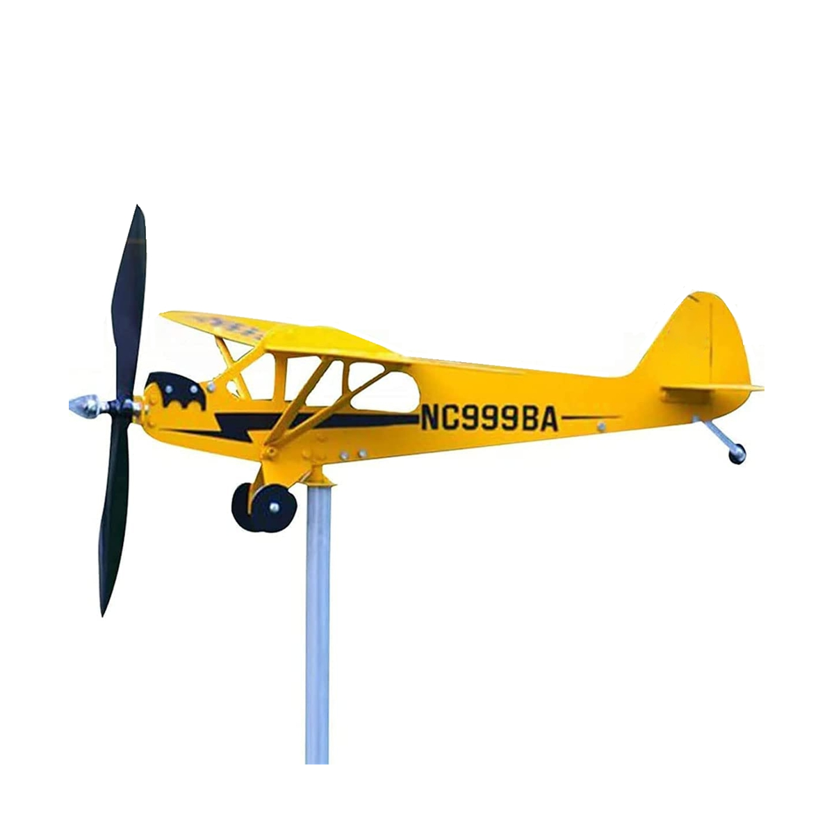 Thyggzjbs Piper J3 Cub Airplane Weathervane,3D Unique and Magical Metal ...