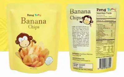 PongPong Banana Chips (60grams/pack)