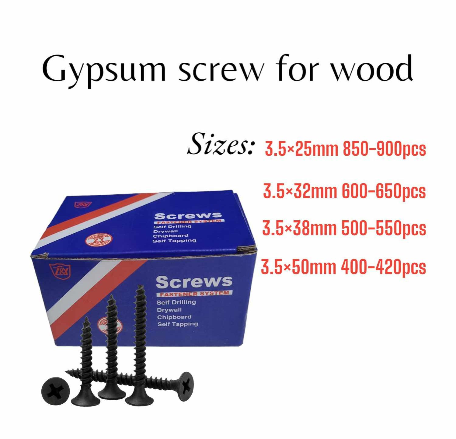Sold Per Box blackscrew for wood 2