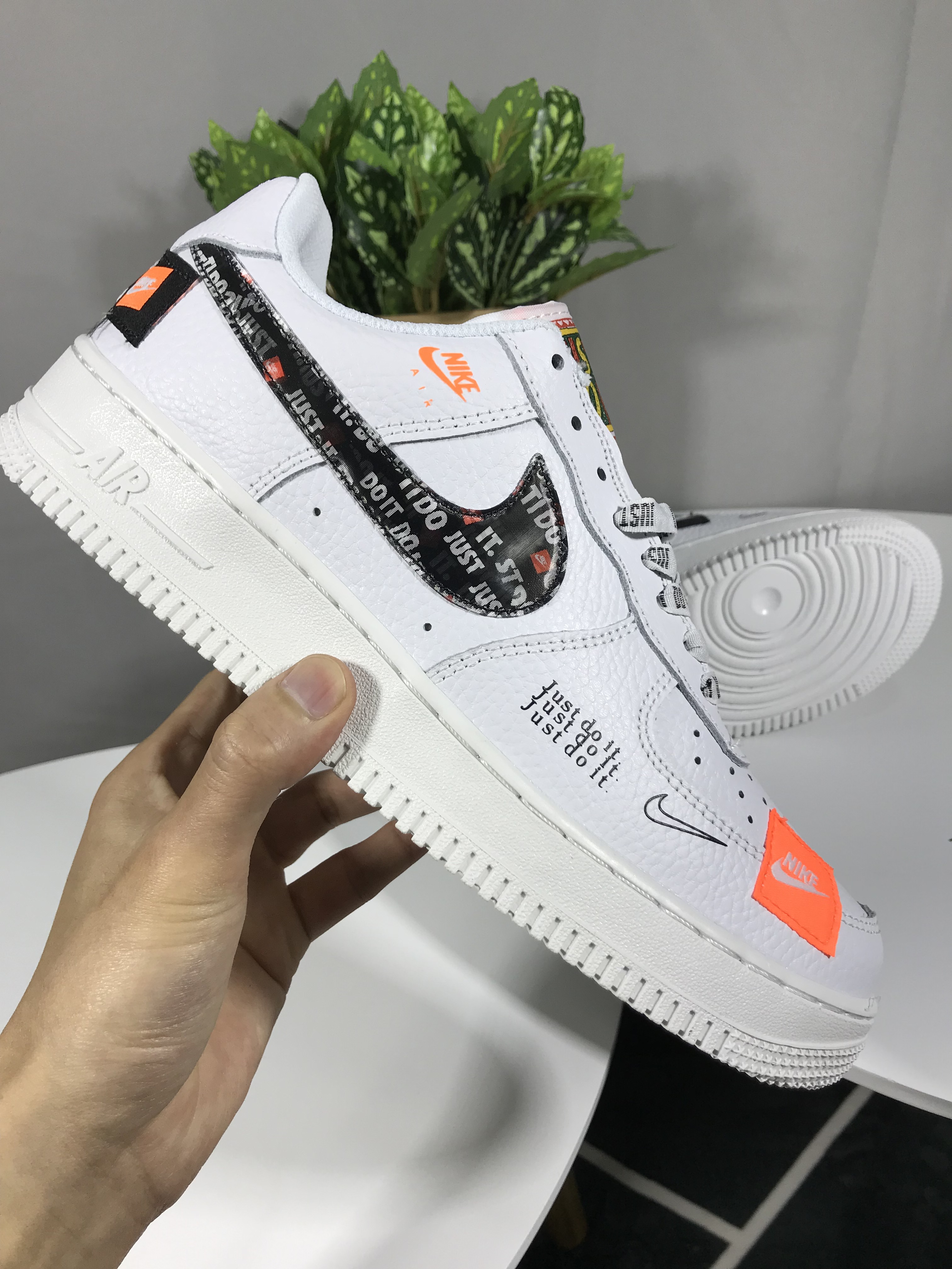 Erfenis Graden Celsius defect Nike Air Force One AR7719 100 Nike Air Force 1 Low "Just Do It" joint  slogan theme limited commemorative white men's and women's shoes 36-45 |  Lazada PH
