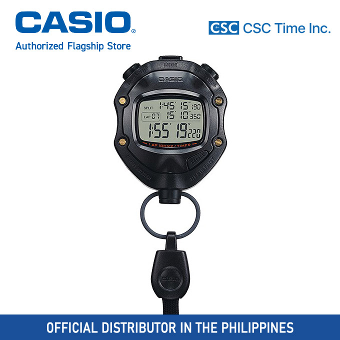 Casio Stopwatch (HS80TW1DF) Black Color Lazada PH