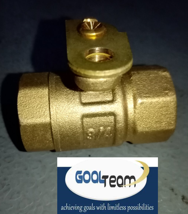 Ball Valve with Lock Wing 3/4in (20mm) Brass Lazada PH