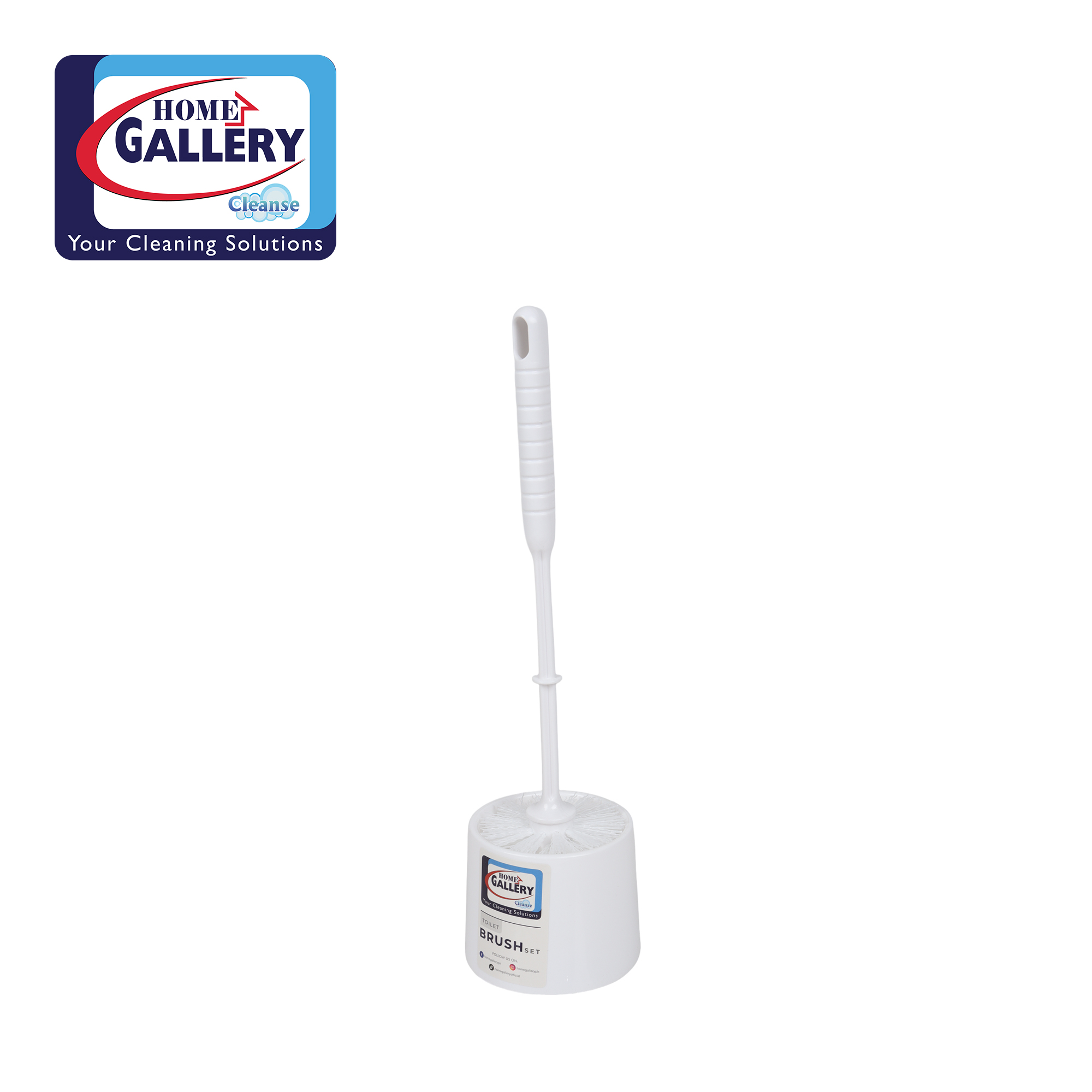 Home Gallery Toilet Brush with Holder Set