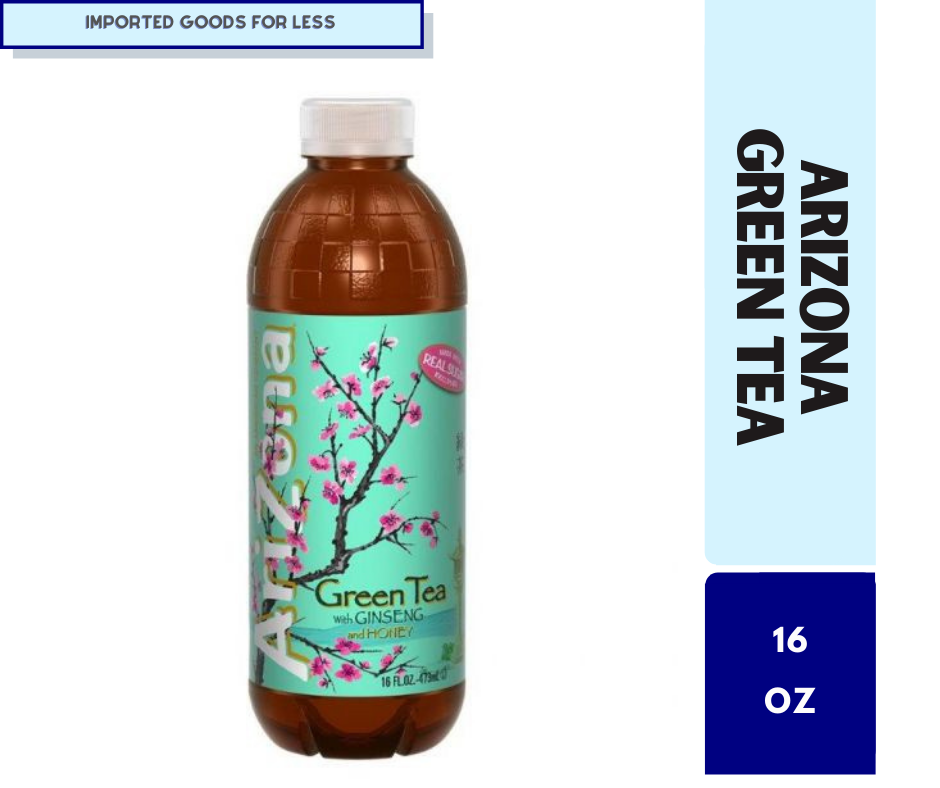 Arizona Green Tea with Ginseng & Honey, 16oz Lazada PH