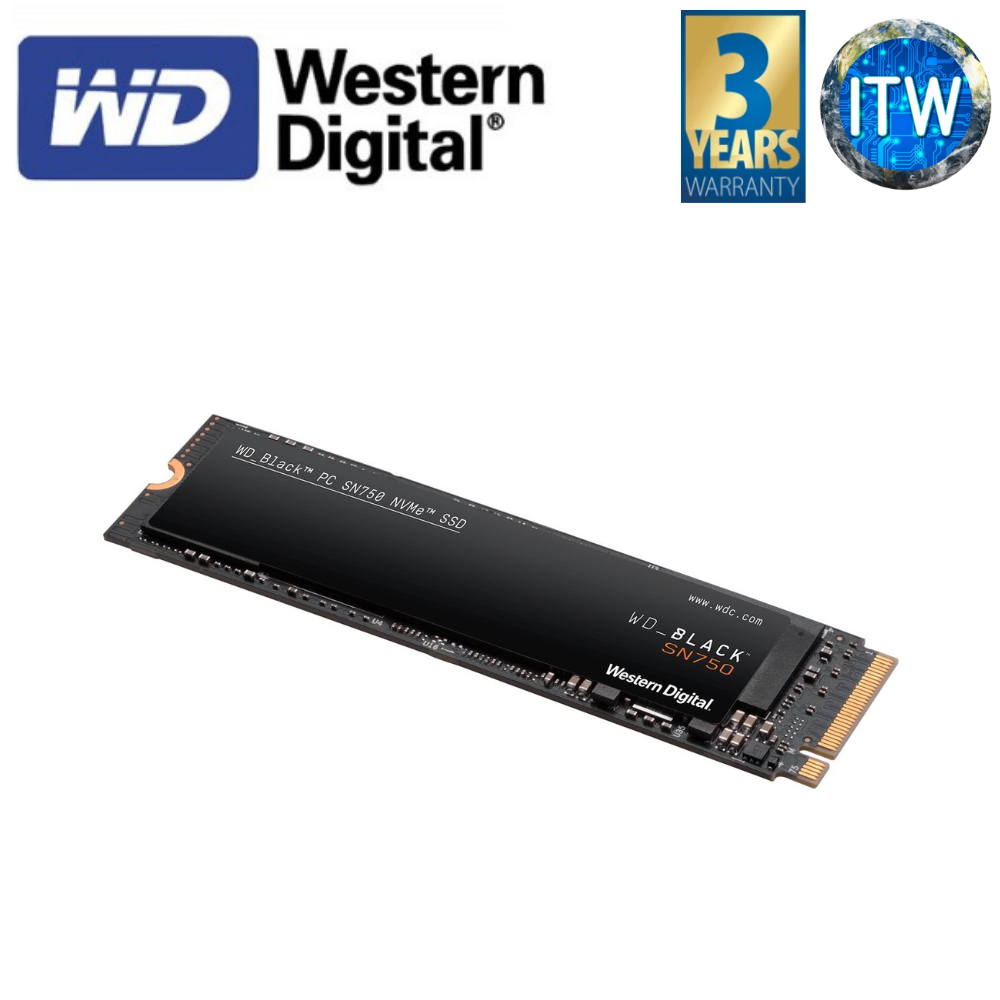Western Digital SN750 4TB M.2 2280 NVMe PCIe Gen3 Internal SSD w/o ...