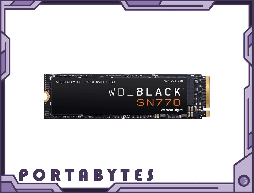 WD_BLACK SN770 WDS250G3X0E - SSD - 250 Go - PCIe 4.0 x4 (NVMe