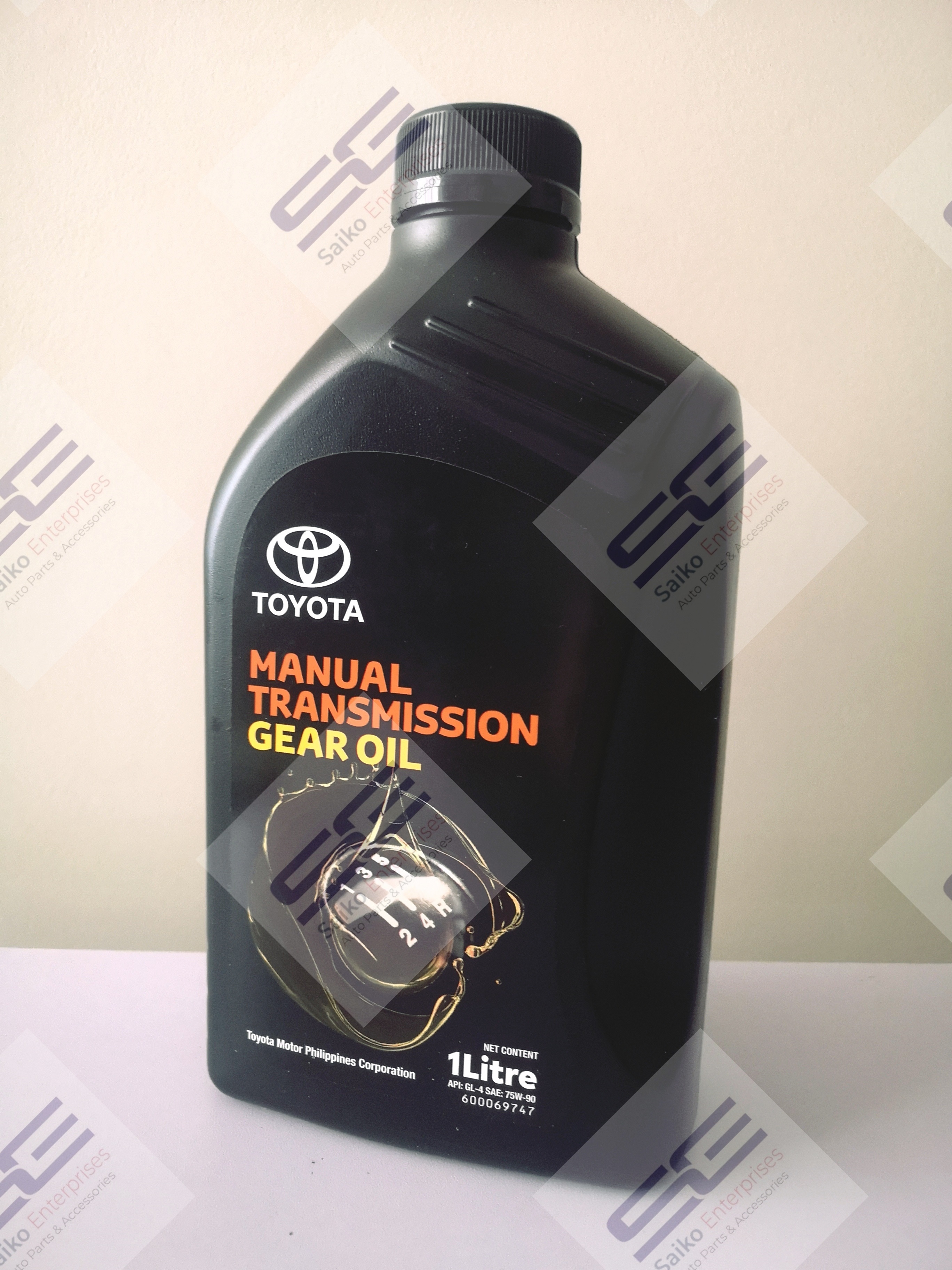 Toyota Manual Transmission Gear Oil API GL4 SAE 75W90 Lazada PH