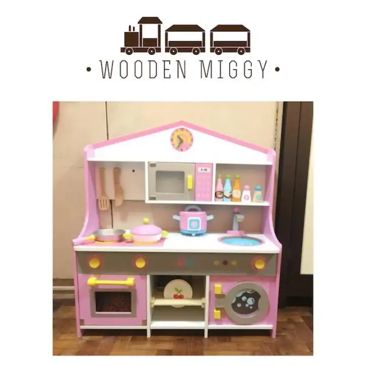 Woodenmiggy Astrid Japanese Wooden Kitchen Toy Lazada Ph