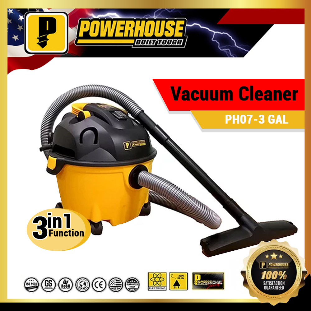 Powerhouse Wet & Dry Vacuum Cleaner 3 GAL 1200W PH073GAL PHPT Lazada PH