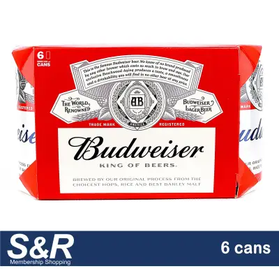 Budweiser King of Beers 6 Cans x 330 mL
