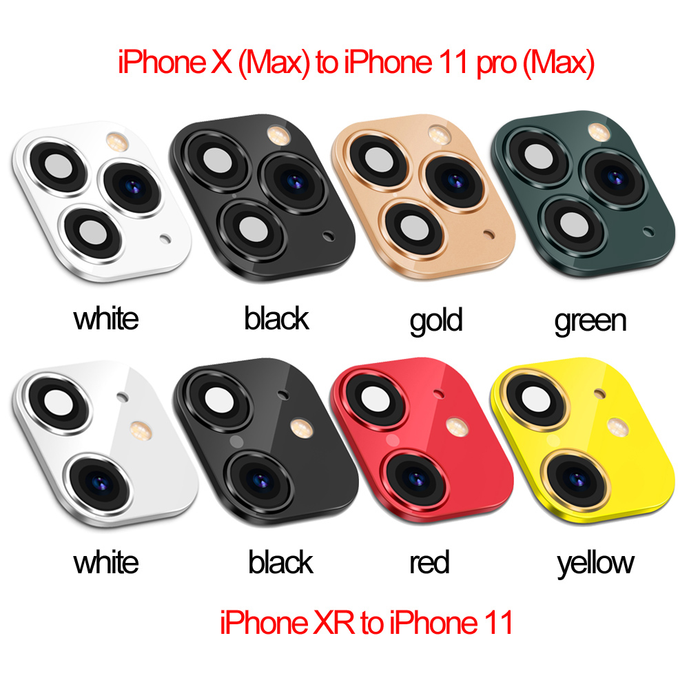 GONGYANG Phone Upgrade Screen Protector Mobile Support flash for iPhone XR X to iPhone 11 Pro Max Fake Camera Lens Sticker Cover Case Seconds Change