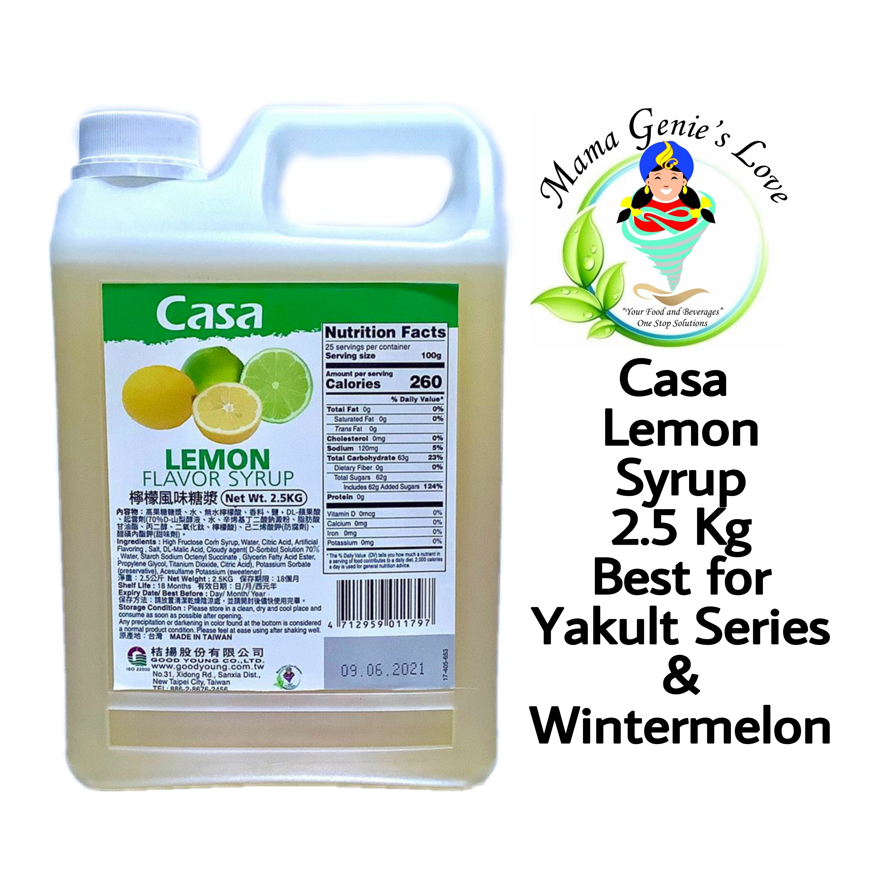 Casa Lemon Flavor Syrup Lazada PH
