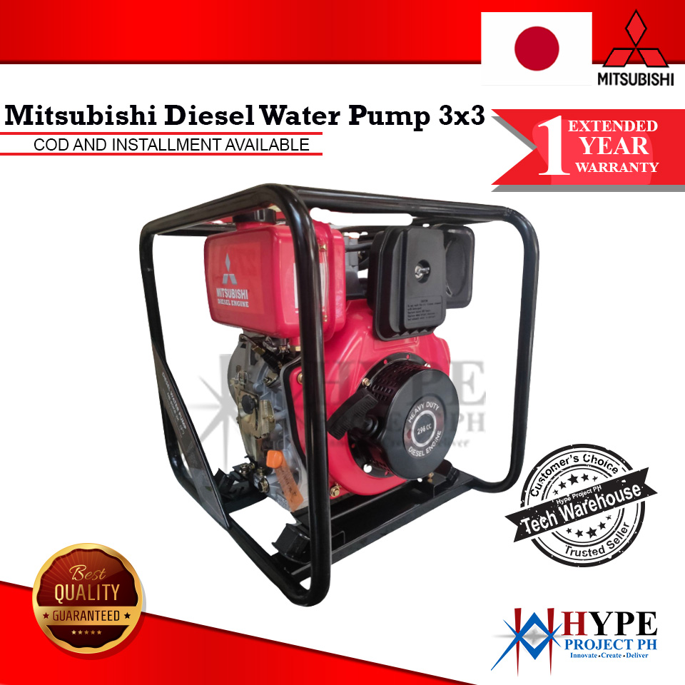 Mitsubishi Diesel Water Pump 3x3 | Lazada PH