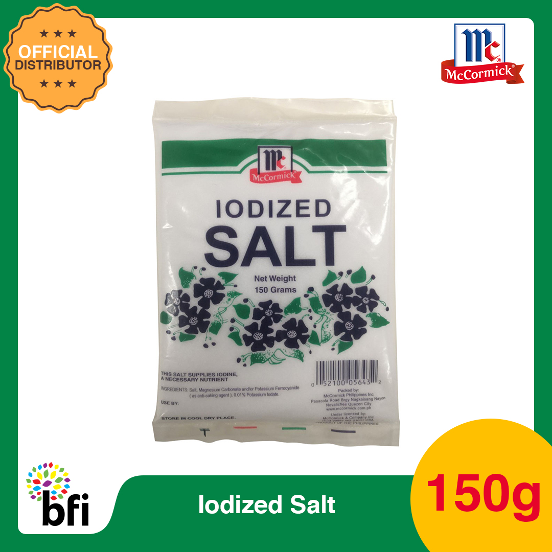 Mccormick Iodized Salt 150g Lazada Ph