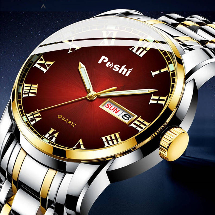 POSHI Calendar Watch for Men with Gift Box on Sale Relo Original Top