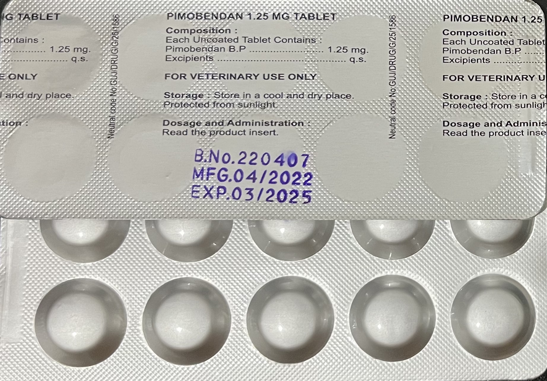 Pimobendan 5mg 10 tablets Lazada PH