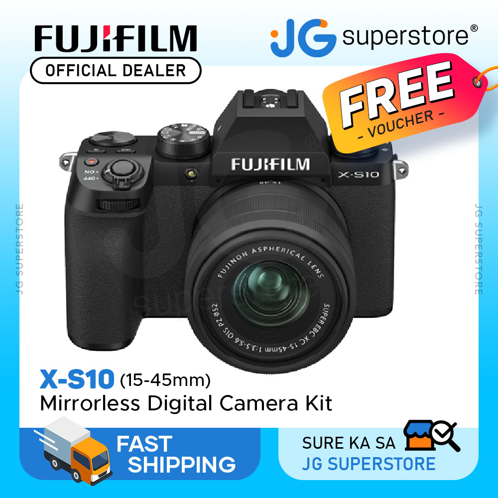 Fujifilm X-S10 Mirrorless Digital Camera XC 15-45 MM Lens Kit JG