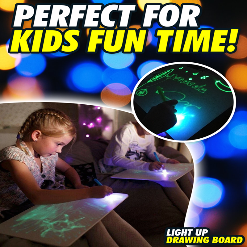 Light Up Drawing Board - Doodle Board Drawing Tablet Kid Light