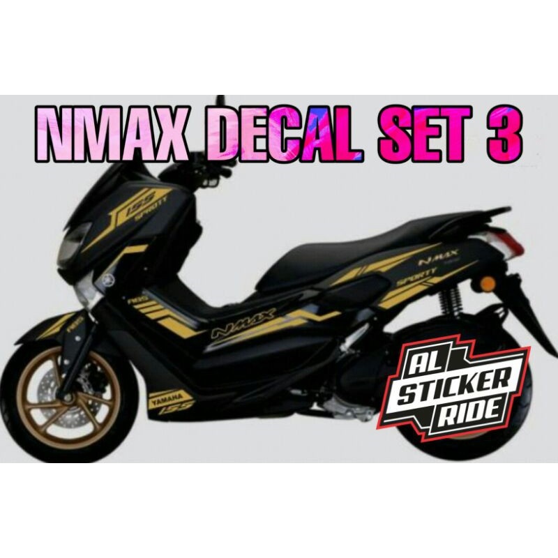 Yamaha NMAX DECALS set 3 Waterproof for V1 and V2 Lazada PH