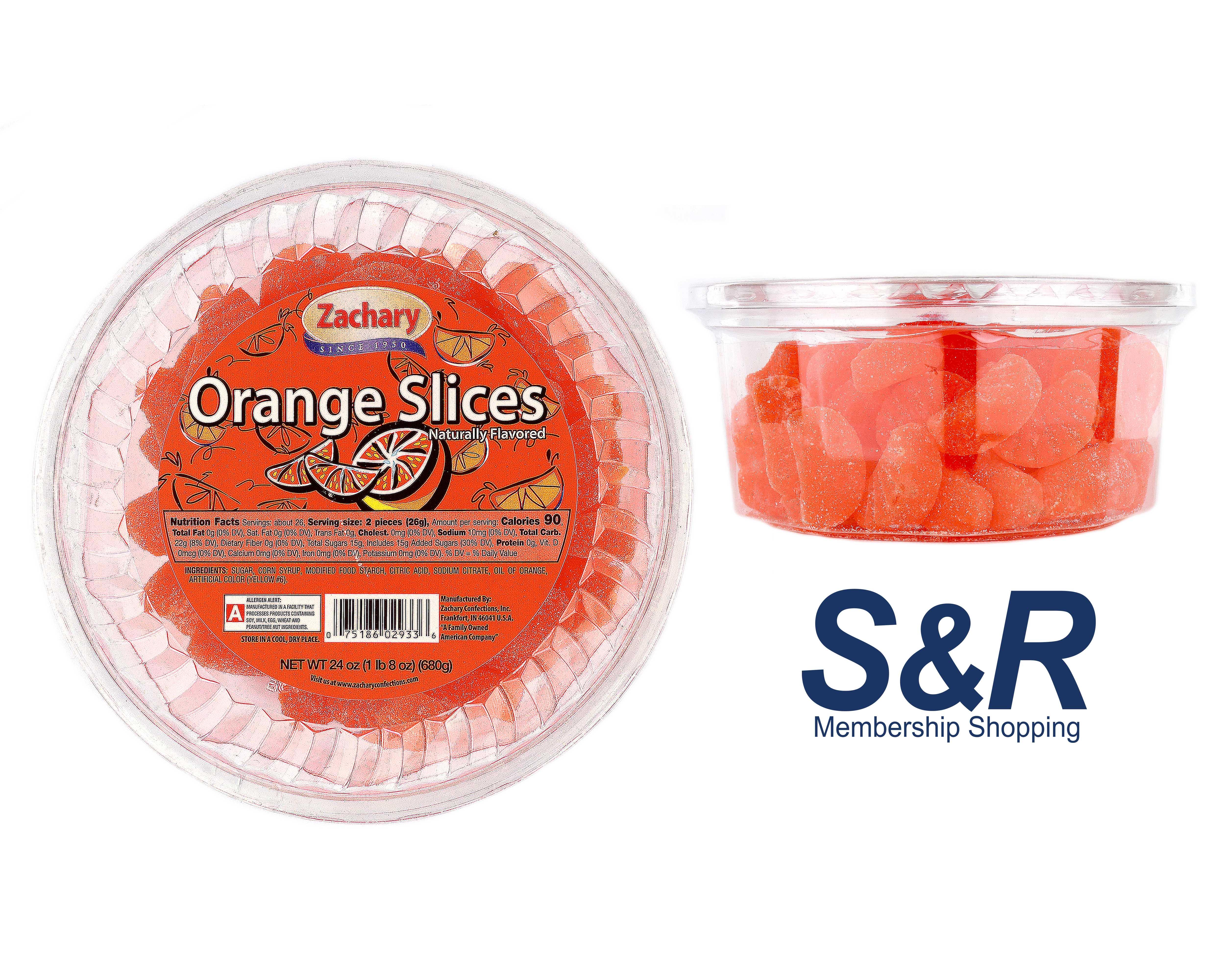 Zachary Orange Slices Gummy Candies 680 G Lazada Ph