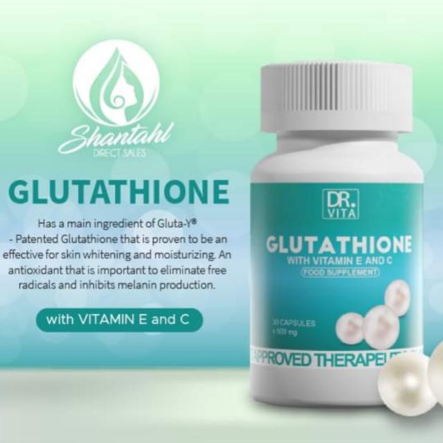 100% Authentic Dr. Vita Glutathione with Vitamin E and C (Twin Pack) |  Lazada PH
