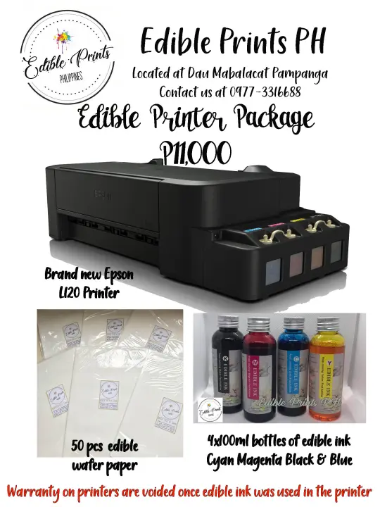 edible printer package