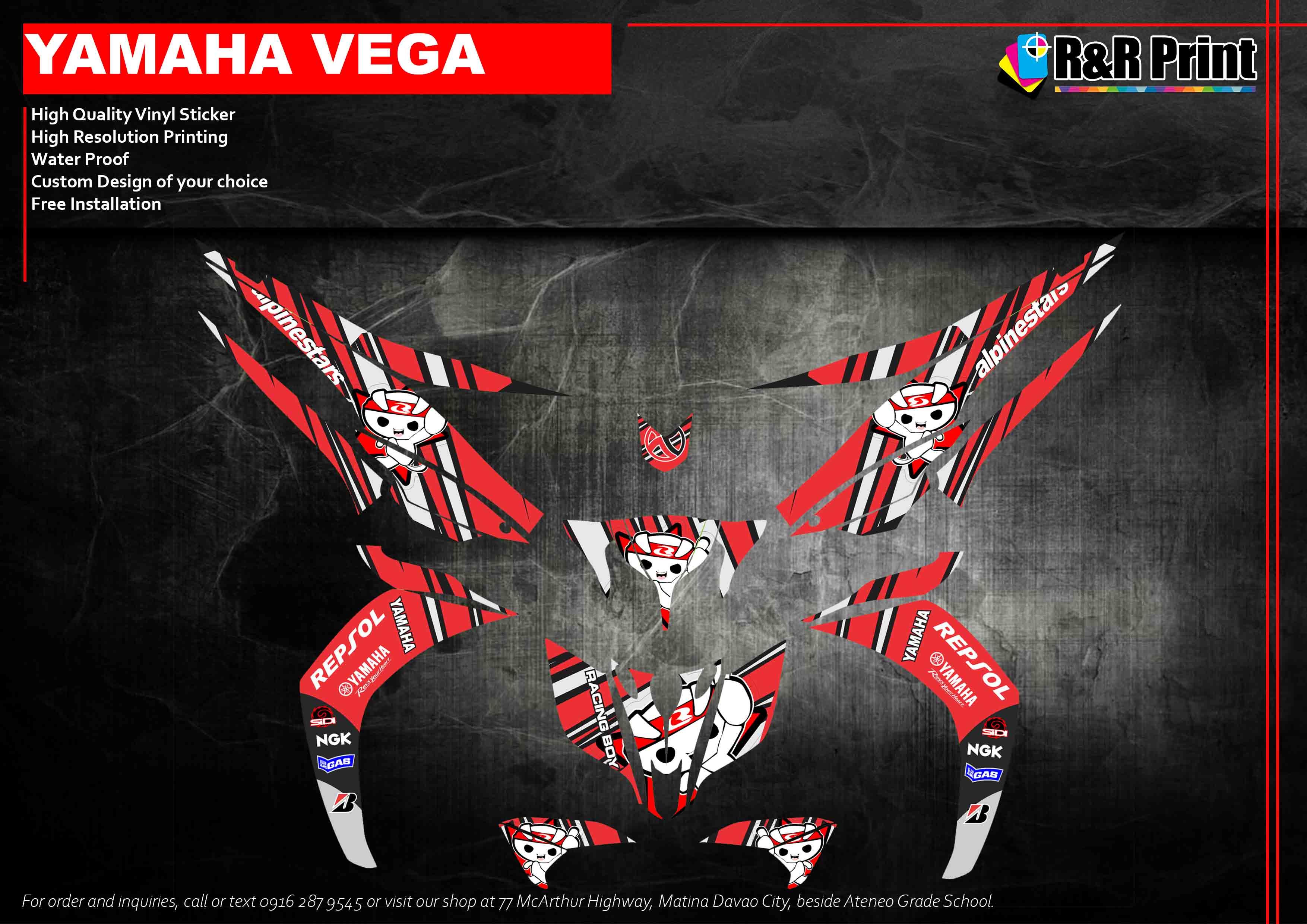Yamaha Vega Decals Sticker Lazada Ph