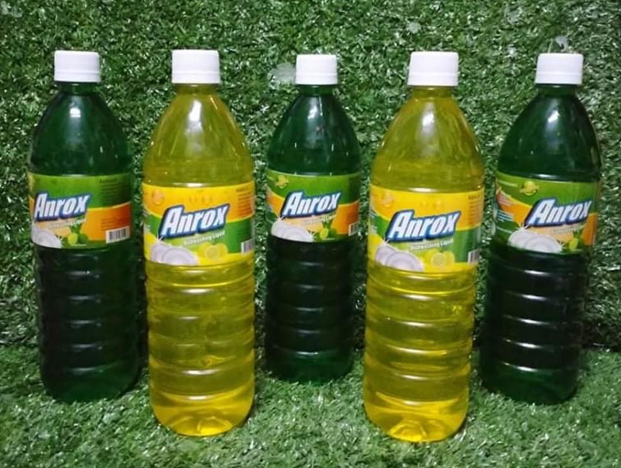 ANROX Dishwashing Liquid 1 Liter Kalamansi Lemon Random