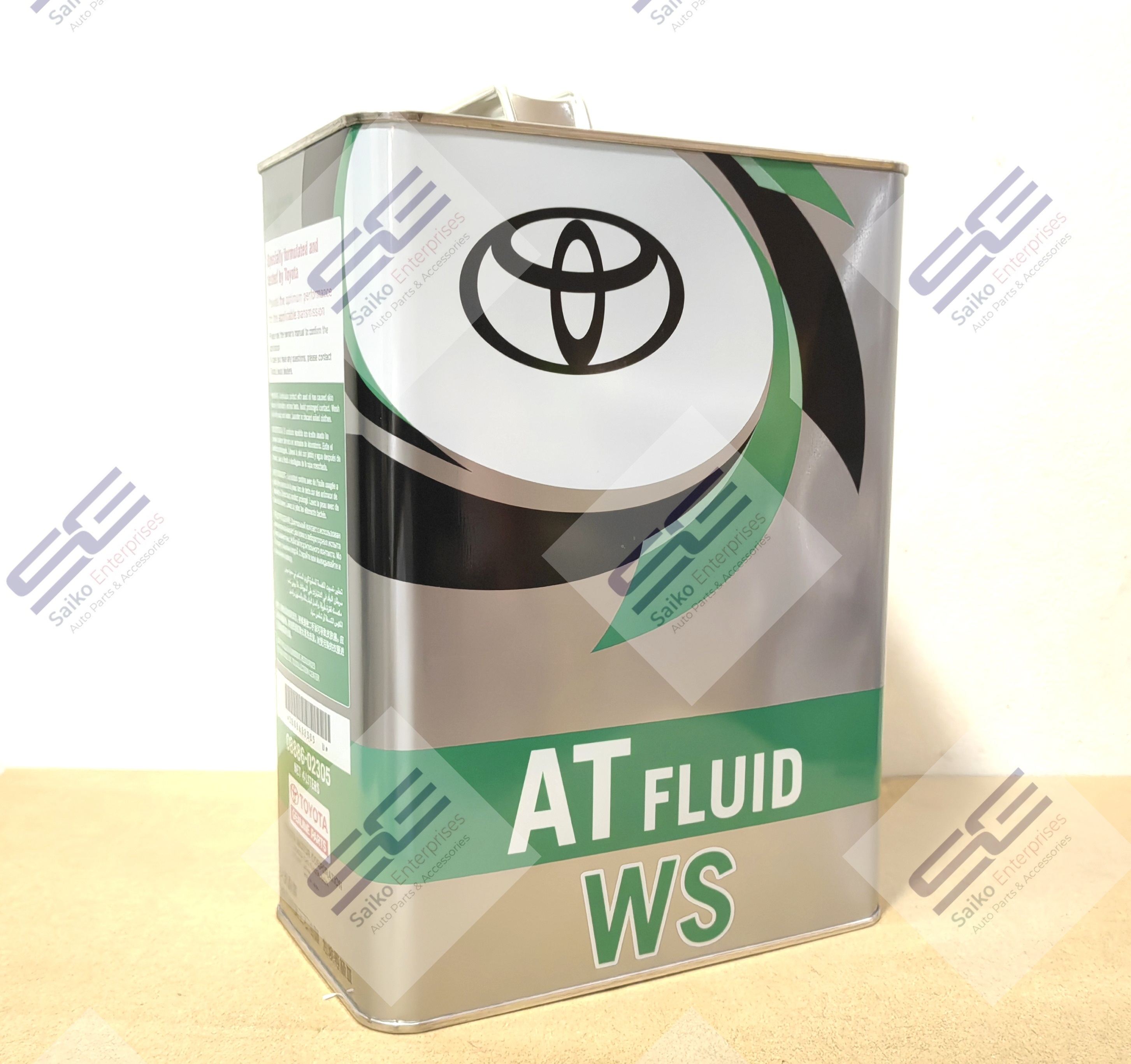 Toyota Automatic Transmission Fluid World Standard (WS) 4 liters (1 ...