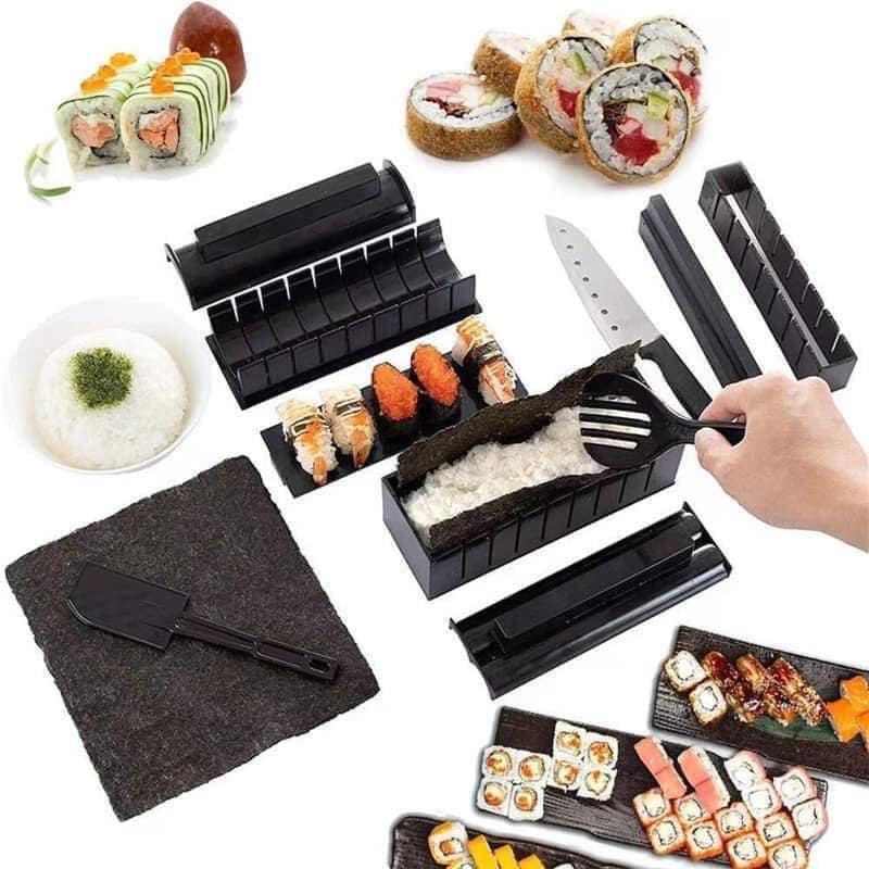 AYA Aya Sushi Making Kit - Original Sushi Maker Deluxe Exclusive Online  Video Tutorials Complete with Sushi Knife 11 Piece DIY