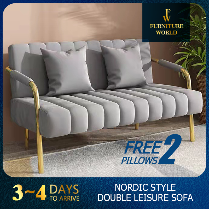 FREEMAX Sofa, Nordic style sofa, sofa set 2 seater, strong and durable