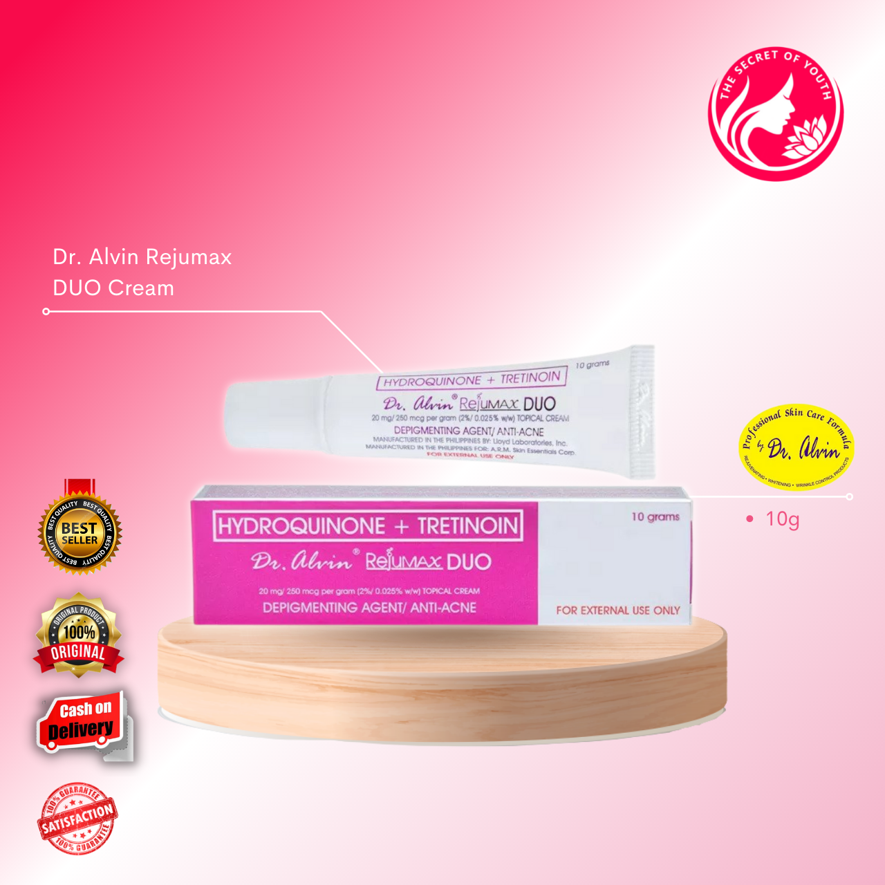 Dr. Alvin Rejumax DUO Cream 10g | Lazada PH