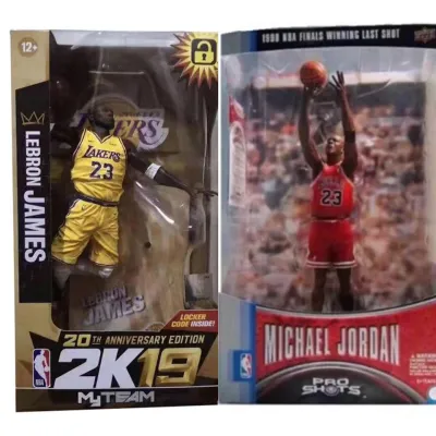 hot NBA Michael Jordan Lebron James 20th Anniversary Edition figure 1-12
