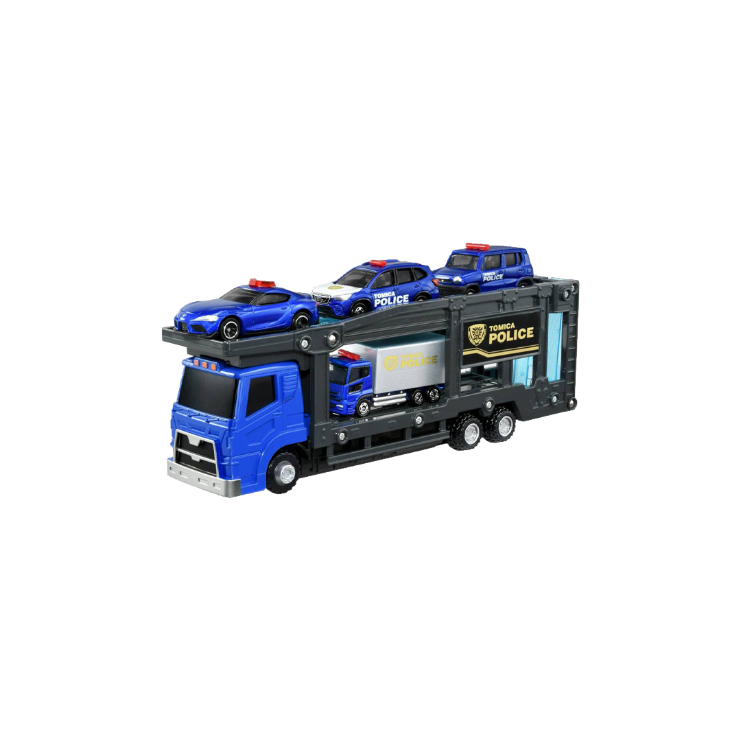 Takara Tomy Tomica Police Carrier Car Set - Jeu Voiture Police - Neuf