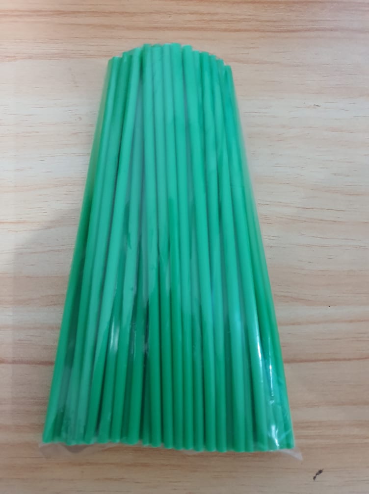 100 pcs Colored Lollipop Sticks Chocolate Lollipop Sticks Candy