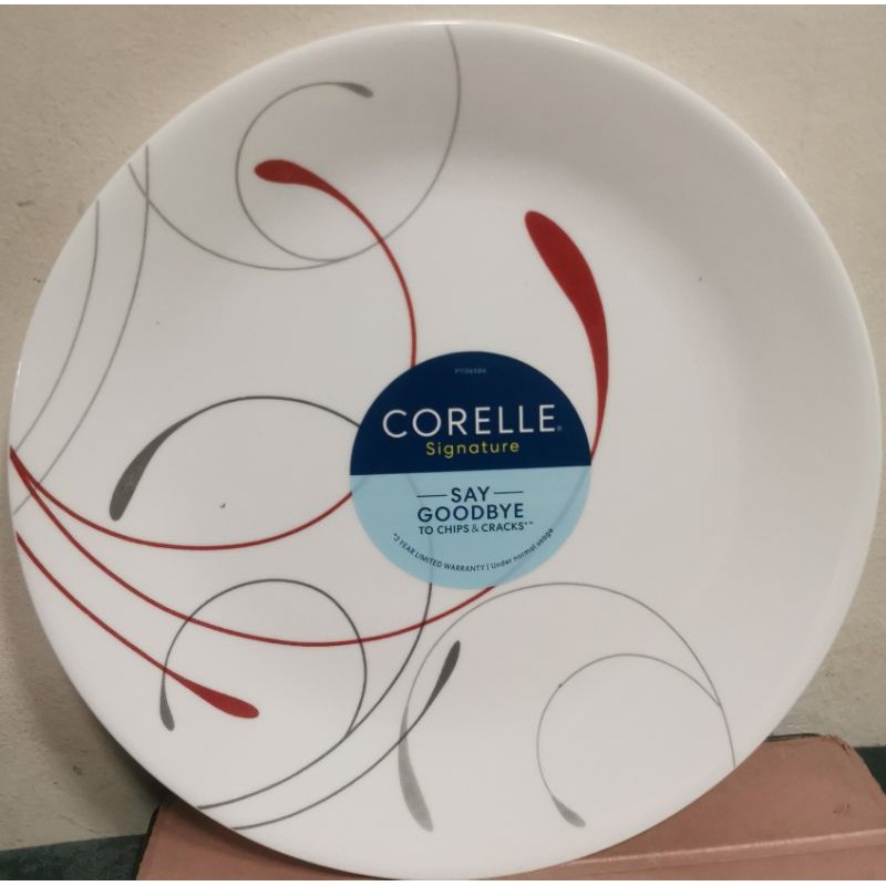【Special Sale】 CORELLE CLASSIC SPLENDOR RED and LIA 10.25 DINNER PLATE Lazada PH