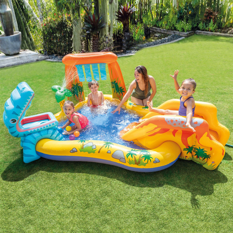 INTEX 57444 Children'S Inflatable Swimming Pool Slide Thickening ...