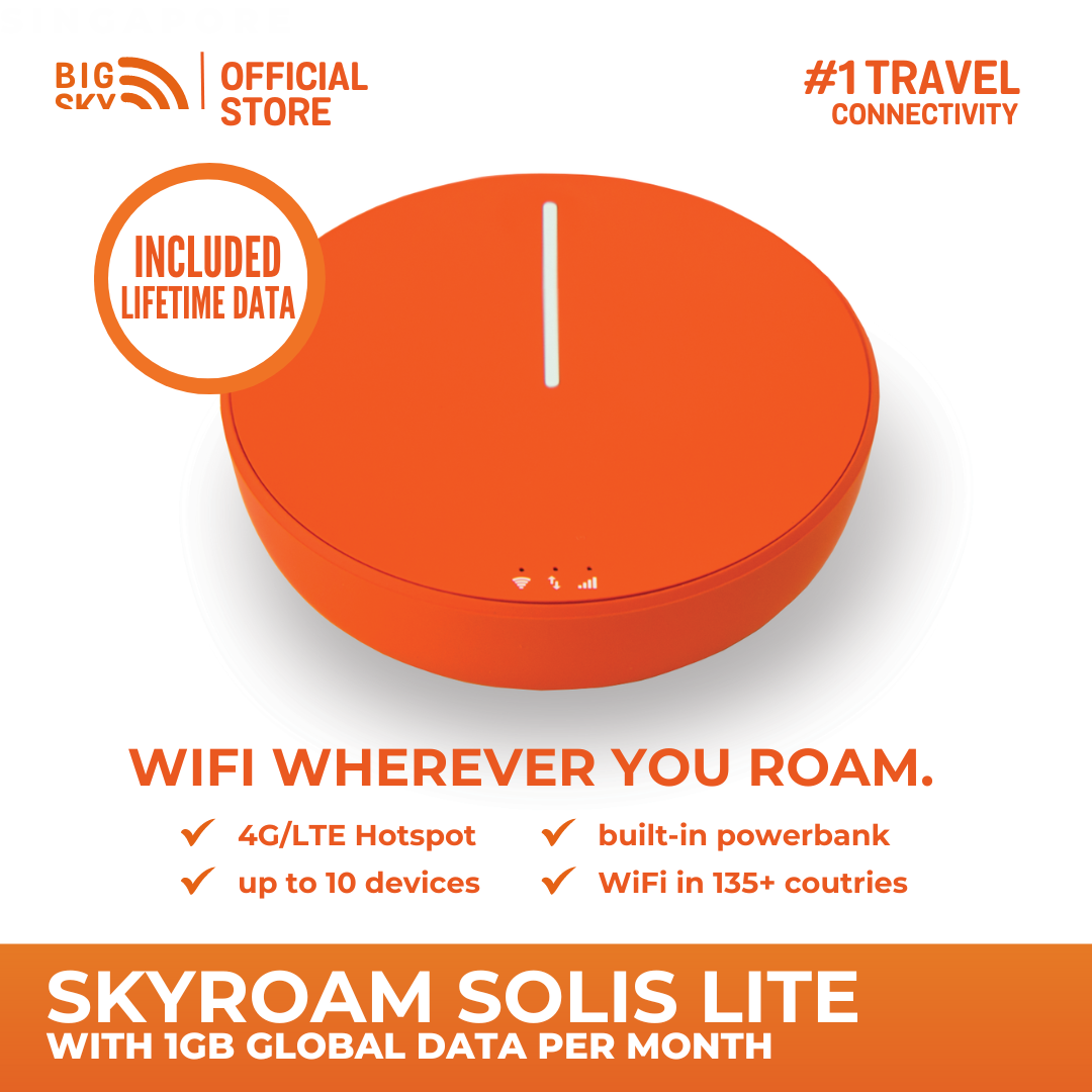 NEW 2024 SkyRoam Solis Lite 4G/LTE WiFi with FREE Lifetime Data Plan ...