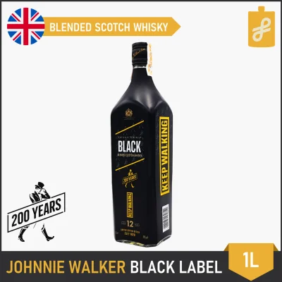 Johnnie Walker Black Label Icon 200th Anniversary Limited Edition Blended Scotch Whisky 1L