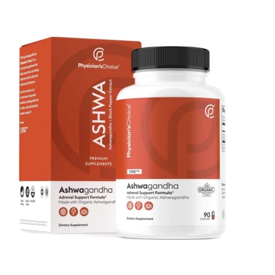 Physician's Choice Ashwagandha Adrenal Support Formula 1950mg 90