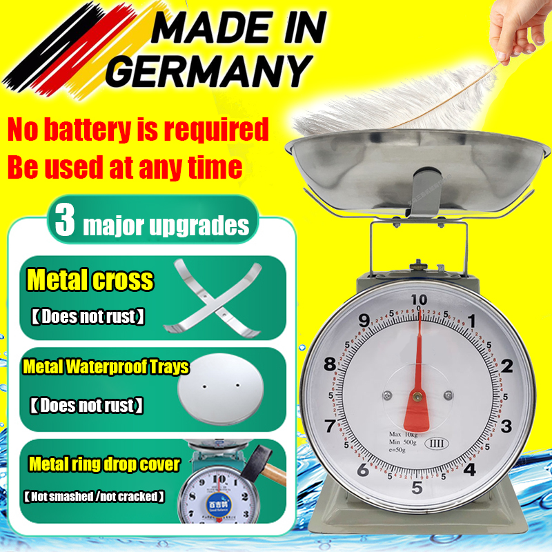 Table scale 10KG bowl,timbangan,spring weighing platform scale,kitchen