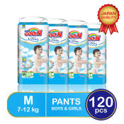 GOO.N Premium Extra Dry Slim Pants Diapers - 120pcs